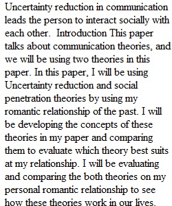 Communication Theory in Action Paper 1